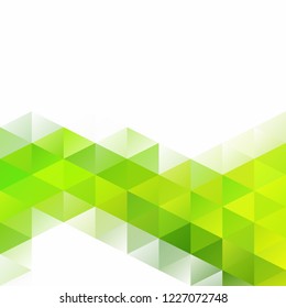 Green Grid Mosaic Background, Creative Design Templates