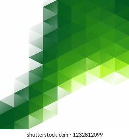 Green Grid Mosaic Background, Creative Design Templates