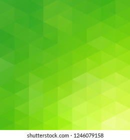 Green Grid Mosaic Background, Creative Design Templates