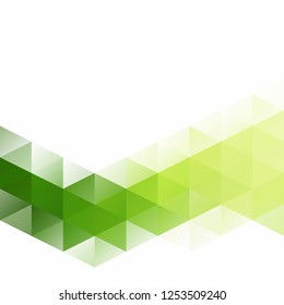Mosaikhintergrund mit grünem Gitter, kreative Design-Vorlagen