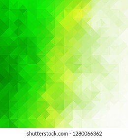 Green Grid Mosaic Background, Creative Design Templates