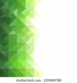 Green Grid Mosaic Background, Creative Design Templates