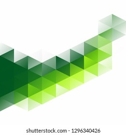 Green Grid Mosaic Background, Creative Design Templates
