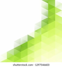 Green Grid Mosaic Background, Creative Design Templates