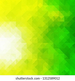 Green Grid Mosaic Background, Creative Design Templates