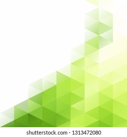 Green Grid Mosaic Background, Creative Design Templates