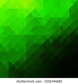 Green Grid Mosaic Background, Creative Design Templates