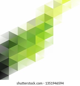 Green Grid Mosaic Background, Creative Design Templates