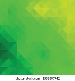 Green Grid Mosaic Background, Creative Design Templates
