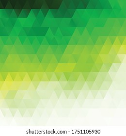 Green Grid Mosaic Background, Creative Design Templates