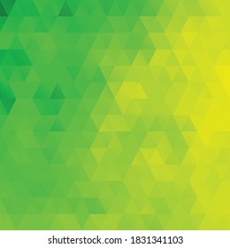 Green Grid Mosaic Background, Creative Design Templates