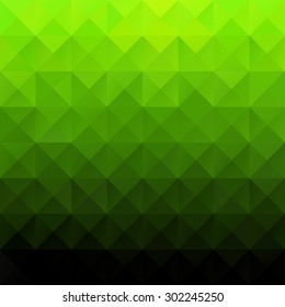Green Grid Mosaic Background, Creative Design Templates