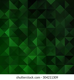 Green Grid Mosaic Background, Creative Design Templates