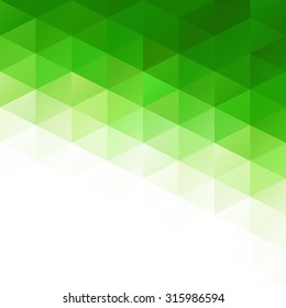 Green Grid Mosaic Background, Creative Design Templates