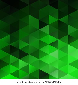 Green Grid Mosaic Background, Creative Design Templates