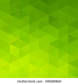 Green Grid Mosaic Background, Creative Design Templates