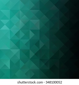 Green Grid Mosaic Background, Creative Design Templates