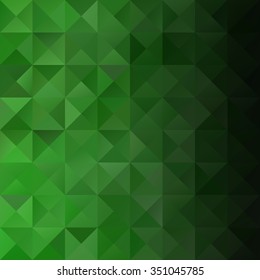 Green Grid Mosaic Background, Creative Design Templates