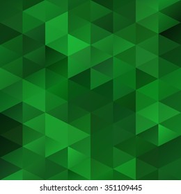 Green Grid Mosaic Background, Creative Design Templates