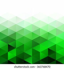 Green Grid Mosaic Background, Creative Design Templates