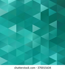 Green Grid Mosaic Background, Creative Design Templates