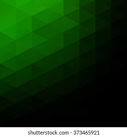 Green Grid Mosaic Background, Creative Design Templates