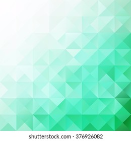 Green Grid Mosaic Background, Creative Design Templates