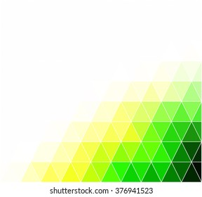 Green Grid Mosaic Background, Creative Design Templates