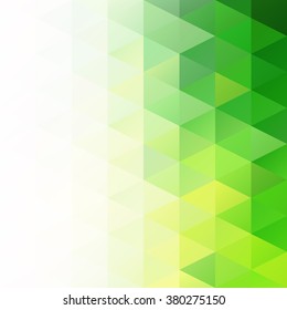 Green Grid Mosaic Background, Creative Design Templates