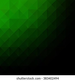 Green Grid Mosaic Background, Creative Design Templates
