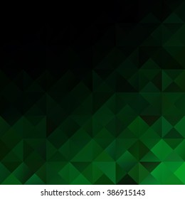 Green Grid Mosaic Background, Creative Design Templates