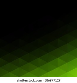 Green Grid Mosaic Background, Creative Design Templates