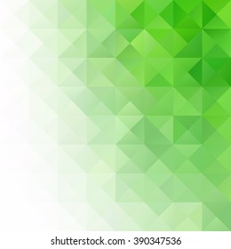 Green Grid Mosaic Background, Creative Design Templates