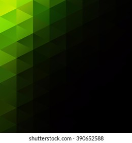 Green Grid Mosaic Background, Creative Design Templates