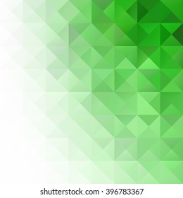 Green Grid Mosaic Background, Creative Design Templates