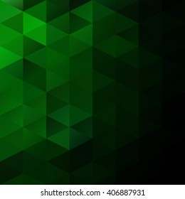 Green Grid Mosaic Background, Creative Design Templates