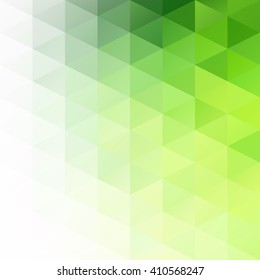 Green Grid Mosaic Background, Creative Design Templates