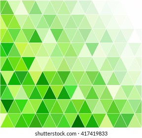 Green Grid Mosaic Background, Creative Design Templates
