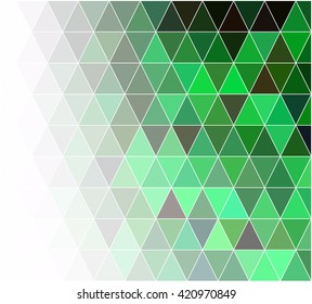 Green Grid Mosaic Background, Creative Design Templates