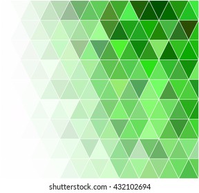 Green Grid Mosaic Background, Creative Design Templates