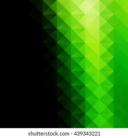 Green Grid Mosaic Background, Creative Design Templates