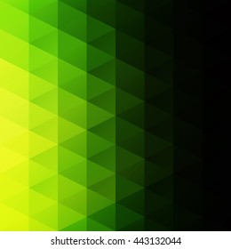 Green Grid Mosaic Background, Creative Design Templates