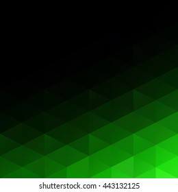 Green Grid Mosaic Background, Creative Design Templates