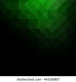 Green Grid Mosaic Background, Creative Design Templates