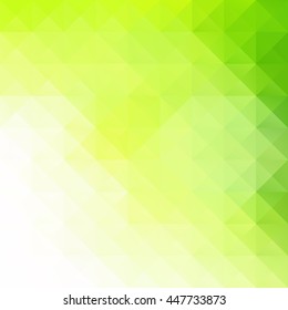 Green Grid Mosaic Background, Creative Design Templates