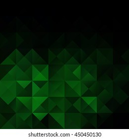Green Grid Mosaic Background, Creative Design Templates