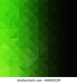 Green Grid Mosaic Background, Creative Design Templates