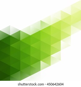 Green Grid Mosaic Background, Creative Design Templates
