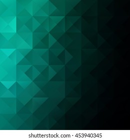 Green Grid Mosaic Background, Creative Design Templates