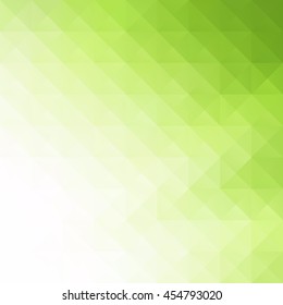 Green Grid Mosaic Background, Creative Design Templates